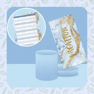 NOTES DO OSZCZĘDZANIA PIENIĘDZY PLANER BUDŻETOWY DZIENNIK NIEBIESKI KROKODY