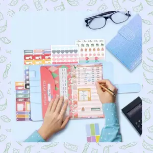 NOTES DO OSZCZĘDZANIA PIENIĘDZY PLANER BUDŻETOWY DZIENNIK NIEBIESKI KROKODY