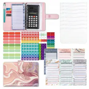 NOTES PLANER BUDŻETOWY DO OSZCZĘDZANIA PIENIĘDZY DZIENNIK R&Oacute;ŻOWY MARMUR