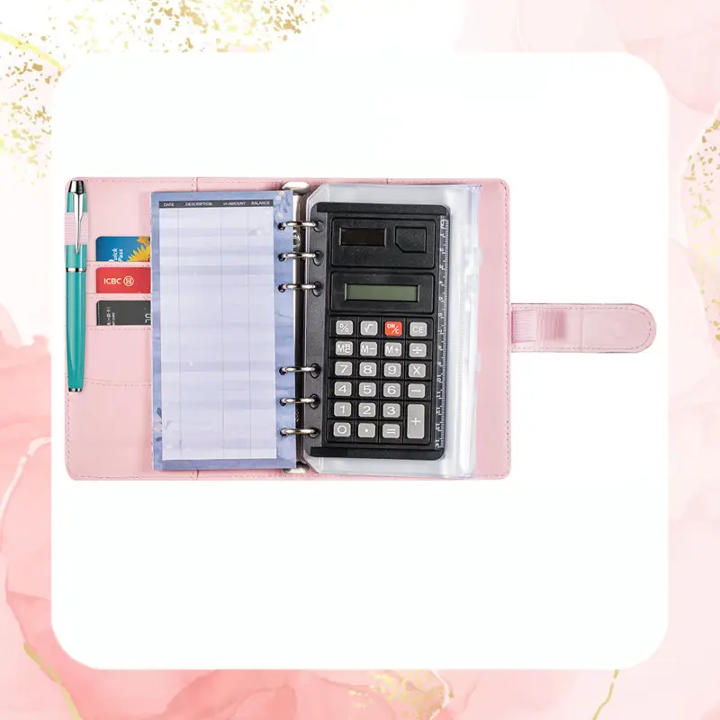 NOTES PLANER BUDŻETOWY DO OSZCZĘDZANIA PIENIĘDZY DZIENNIK RÓŻOWY MARMUR