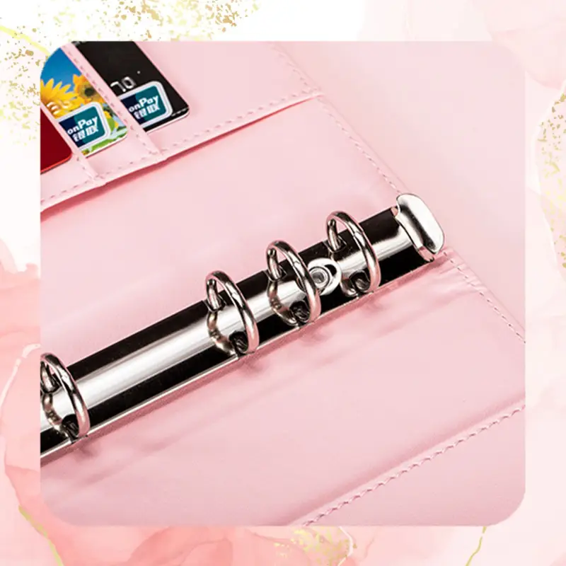 NOTES PLANER BUDŻETOWY DO OSZCZĘDZANIA PIENIĘDZY DZIENNIK RÓŻOWY MARMUR