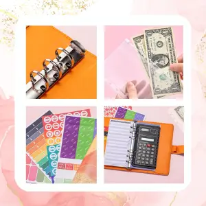 NOTES PLANER BUDŻETOWY DO OSZCZĘDZANIA PIENIĘDZY DZIENNIK RÓŻOWY MARMUR