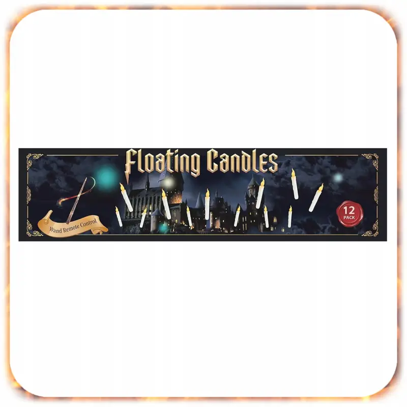 WISZĄCE ŚWIECE ŚWIECZKI LAMPKI LED ZESTAW 12 SZT + RÓŻDŻKA DEKORACYJNE HIT