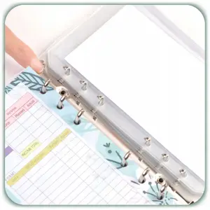 PLANER BUDŻETOWY SEGREGATOR BINDER A6 ORGANIZER OSZCZĘDNIK NOTES ZIELONY