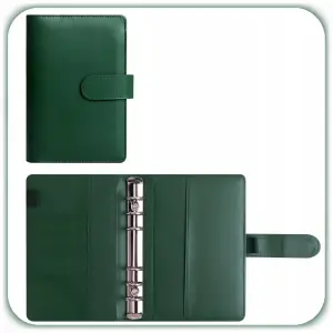 PLANER BUDŻETOWY SEGREGATOR BINDER A6 ORGANIZER OSZCZĘDNIK NOTES ZIELONY