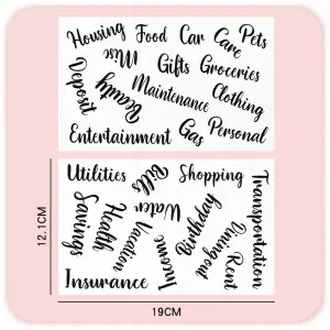 PLANER BUDŻETOWY SEGREGATOR BINDER A6 ORGANIZER OSZCZĘDNIK NOTES BRUDNY RÓŻ