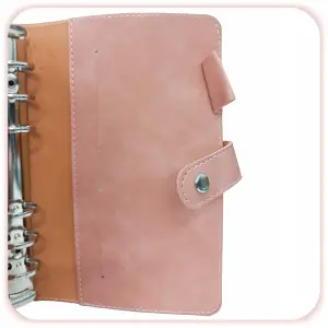 PLANER BUDŻETOWY SEGREGATOR BINDER A6 ORGANIZER OSZCZĘDNIK NOTES BRUDNY RÓŻ