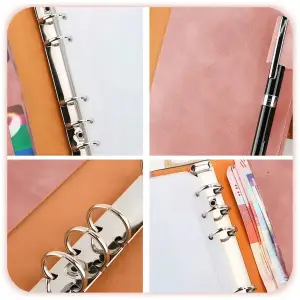 PLANER BUDŻETOWY SEGREGATOR BINDER A6 ORGANIZER OSZCZĘDNIK NOTES BRUDNY RÓŻ