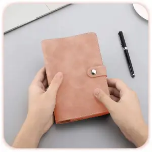 PLANER BUDŻETOWY SEGREGATOR BINDER A6 ORGANIZER OSZCZĘDNIK NOTES BRUDNY RÓŻ