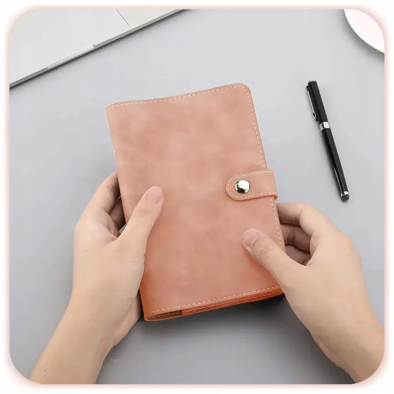 PLANER BUDŻETOWY SEGREGATOR BINDER A6 ORGANIZER OSZCZĘDNIK NOTES BRUDNY RÓŻ