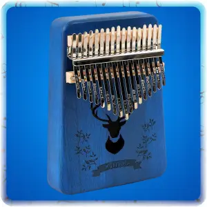 KALIMBA INSTRUMENT PIANINO DREWNIANA 17 KLAWISZY AFRYKAŃSKI WYSTROJONA 9 EL