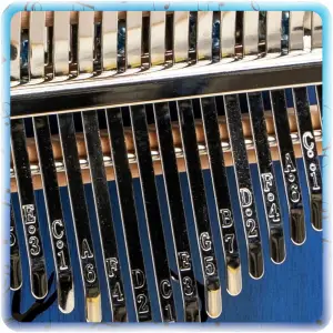 KALIMBA INSTRUMENT PIANINO DREWNIANA 17 KLAWISZY AFRYKAŃSKI WYSTROJONA 9 EL