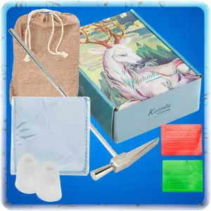 KALIMBA INSTRUMENT PIANINO DREWNIANA 17 KLAWISZY AFRYKAŃSKI WYSTROJONA 9 EL