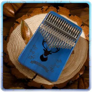 KALIMBA INSTRUMENT PIANINO DREWNIANA 17 KLAWISZY AFRYKAŃSKI WYSTROJONA 9 EL