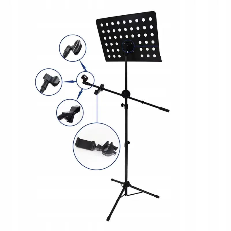 PULPIT UCHWYT DO NUT MIKROFONU STATYW STOJAK NUTY KSIĄŻKI POKROWIEC LAMPKA