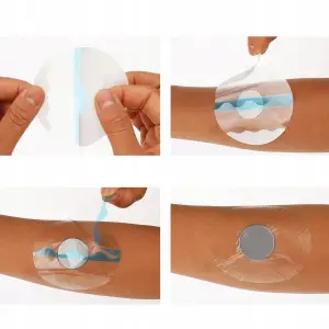 PLASTRY OCHRONNE NA SENSOR FreeStyle Libre 2/3 WODOODPORNE PRZEZROCZYSTE 10