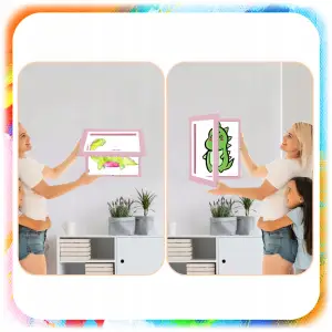 RAMKA ARTYSTYCZNA OTWIERANA NA RYSUNKI OBRAZKI ZDJĘCIA DZIECI Z POJEMNIKIEM