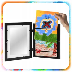 RAMKA ARTYSTYCZNA NA RYSUNKI OBRAZKI ZDJĘCIA OTWIERANA DLA DZIECI PREZENT