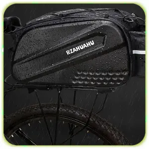 TORBA ROWEROWA SAKWA NA BAGAŻNIK RAMIĘ KUFER WODOODPORNA DUŻA POJEMNA 10L