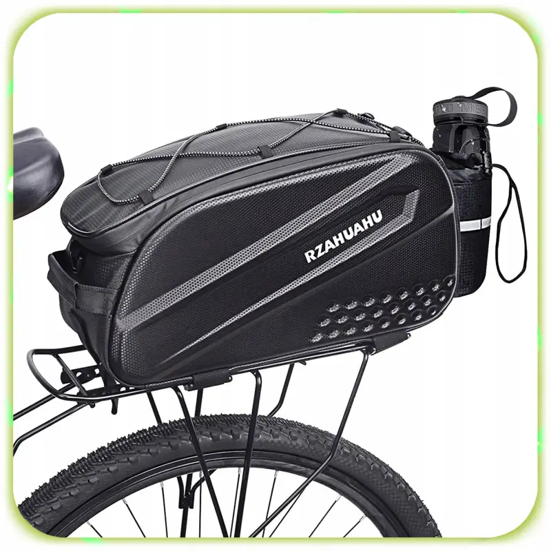 TORBA ROWEROWA SAKWA NA BAGAŻNIK RAMIĘ KUFER WODOODPORNA DUŻA POJEMNA 10L