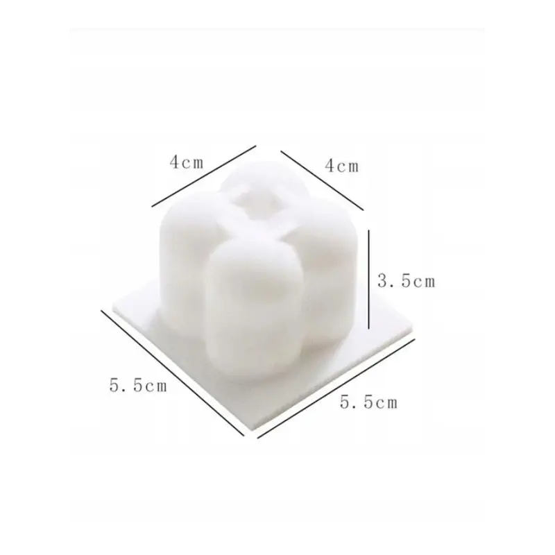 FOREMKA SILIKONOWA FORMA DO ŚWIEC BĄBELKOWYCH MYDŁA WOSKU ŚWIECZEK 4 CM DIY
