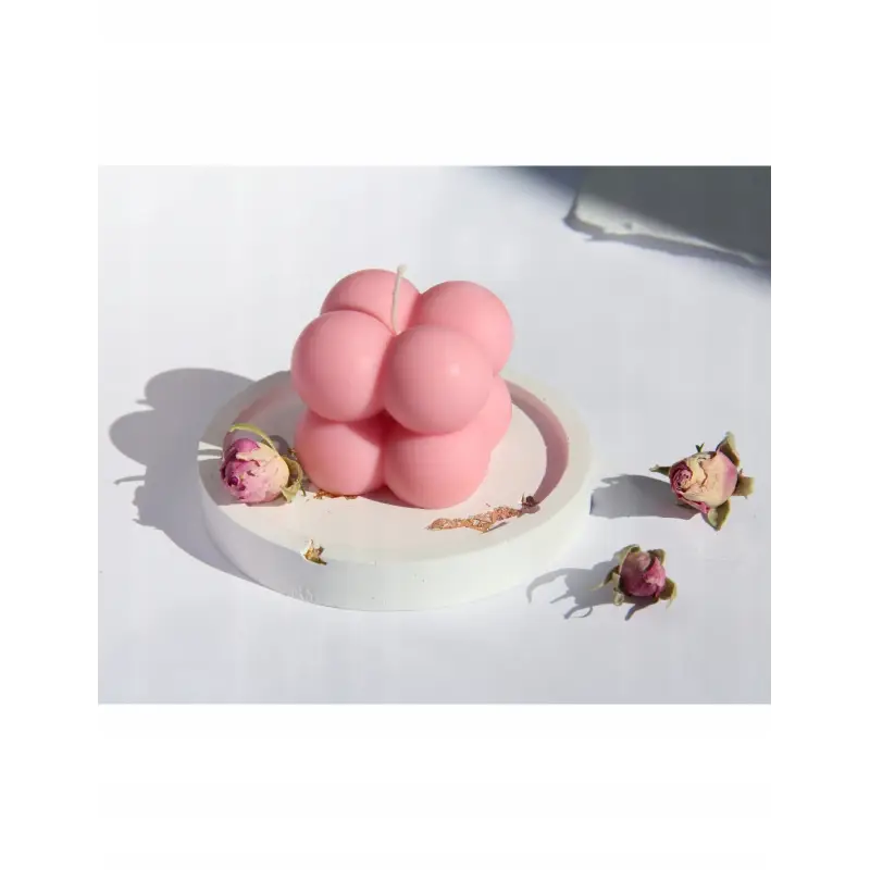 FOREMKA SILIKONOWA FORMA DO ŚWIEC BĄBELKOWYCH MYDŁA WOSKU ŚWIECZEK 4 CM DIY
