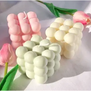 FOREMKA SILIKONOWA FORMA DO ŚWIEC BĄBELKOWYCH DIY BUBBE CANDLE 3D DUŻA