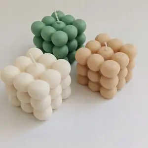 FOREMKA SILIKONOWA FORMA DO ŚWIEC BĄBELKOWYCH DIY BUBBE CANDLE 3D DUŻA