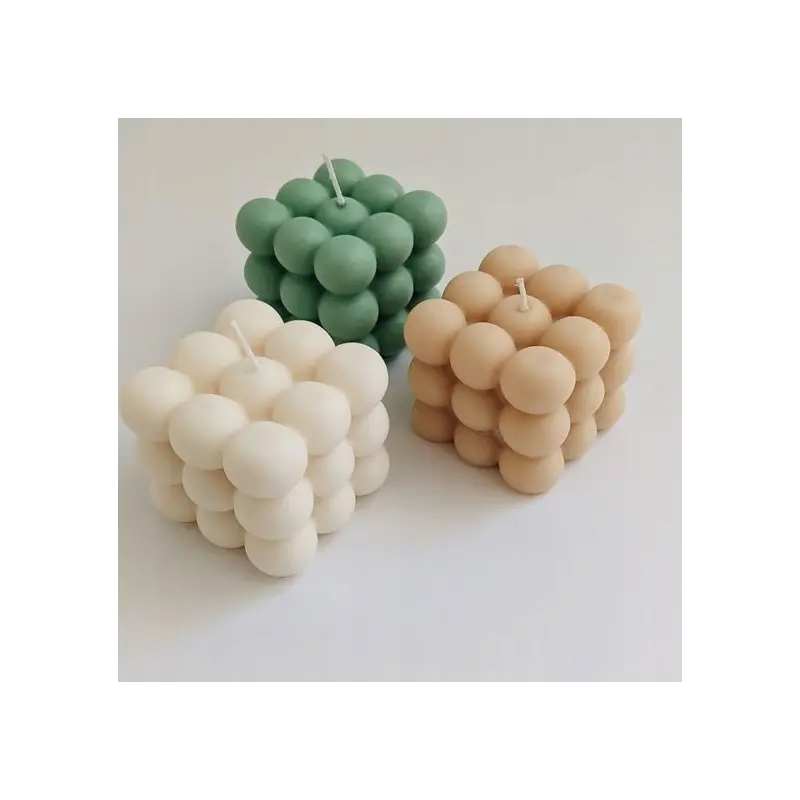 FOREMKA SILIKONOWA FORMA DO ŚWIEC BĄBELKOWYCH DIY BUBBE CANDLE 3D DUŻA