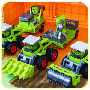 FARMA FIGURKI ZWIERZĘTA ZAGRODA TRAKTOR DLA DZIECI GOSPODARSTWO ZESTAW 66EL