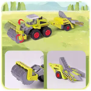 FARMA FIGURKI ZWIERZĘTA ZAGRODA TRAKTOR DLA DZIECI GOSPODARSTWO ZESTAW 66EL