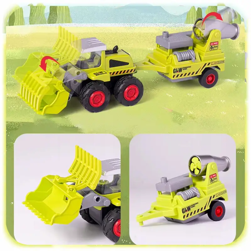 FARMA FIGURKI ZWIERZĘTA ZAGRODA TRAKTOR DLA DZIECI GOSPODARSTWO ZESTAW 66EL