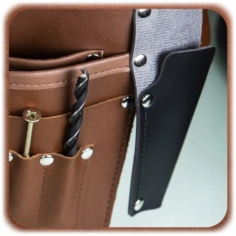 PAS NARZĘDZIOWY SKÓRZANY MONTERSKI BIODROWY BUDOWLANY NA NARZĘDZIA SOLIDNY