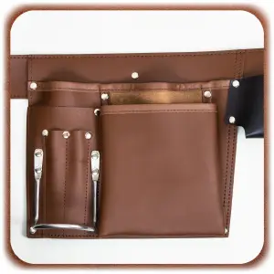 PAS NARZĘDZIOWY SKÓRZANY MONTERSKI BIODROWY BUDOWLANY NA NARZĘDZIA SOLIDNY