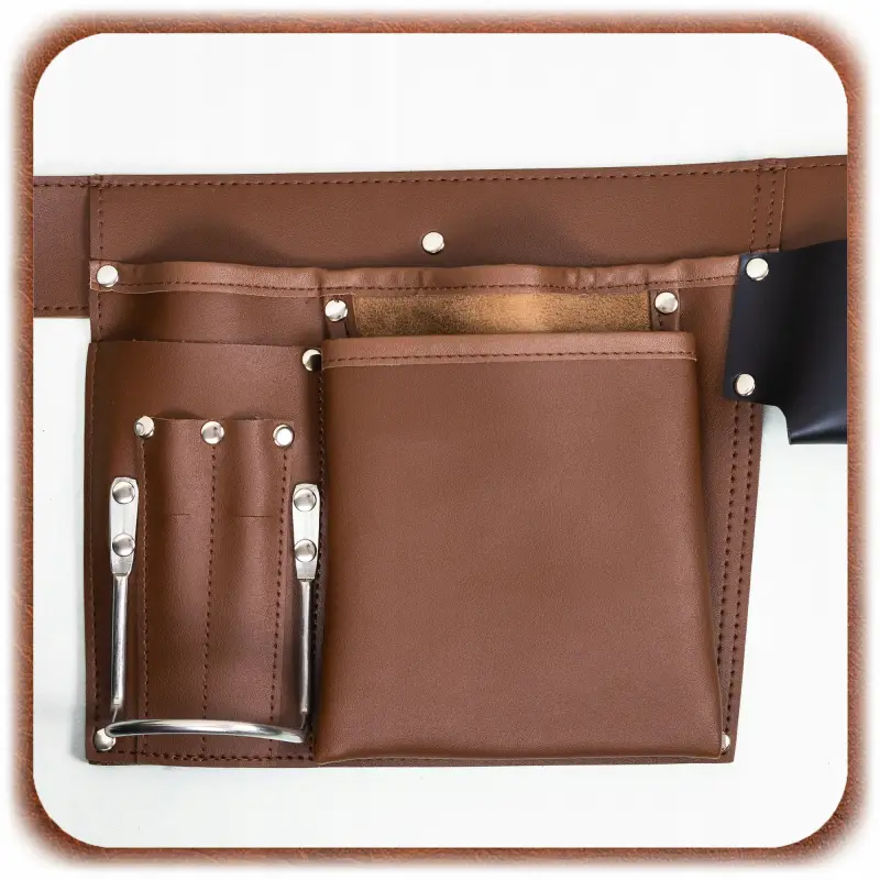 PAS NARZĘDZIOWY SKÓRZANY MONTERSKI BIODROWY BUDOWLANY NA NARZĘDZIA SOLIDNY