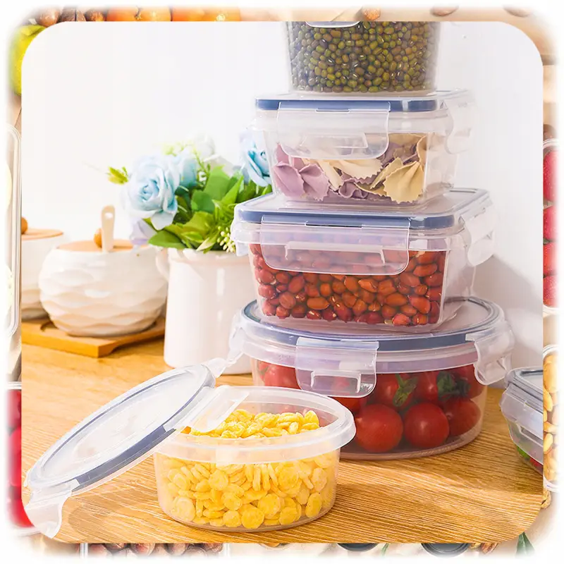 ZESTAW 20SZT POJEMNIKI NA ŻYWNOŚĆ LUNCHBOX PUDEŁKA SZCZELNE+ETYKIETY+MARKER