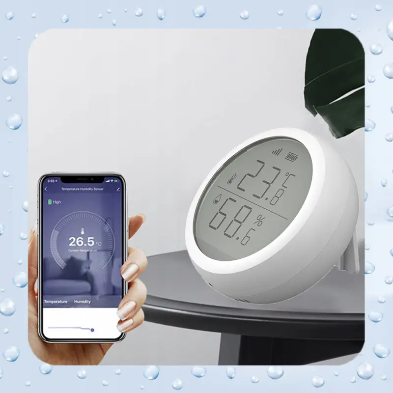 CZUJNIK TEMPERATURY WILGOTNOŚCI ZigBee TUYA Smart Life Higrometr Termometr