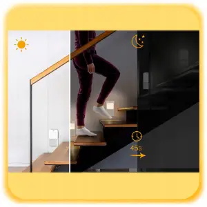 2x LAMPKA NOCNA DO KONTAKTU LED Z CZUJNIKIEM RUCHU ZMIERZCHU Do Gniazdka
