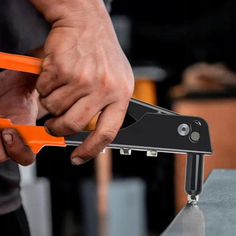 NITOWNICA DO NITÓW RĘCZNA BOCZNA 120x NITY MIX PISTOLET + 4 KOŃCÓWKI DYSZE