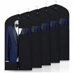 POKROWIEC NA ODZIEŻ UBRANIA Garnitur PŁASZCZ ZESTAW 5 Sztuk DUŻY 60x100 cm