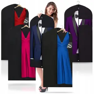 POKROWIEC NA ODZIEŻ UBRANIA Garnitur PŁASZCZ ZESTAW 5 Sztuk DUŻY 60x100 cm