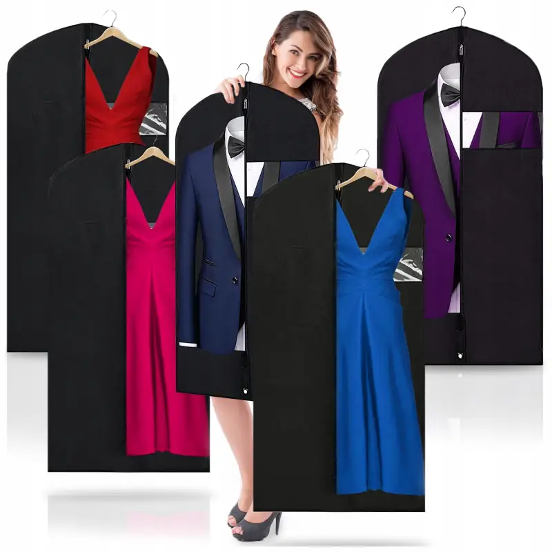 POKROWIEC NA ODZIEŻ UBRANIA Garnitur PŁASZCZ ZESTAW 5 Sztuk DUŻY 60x100 cm