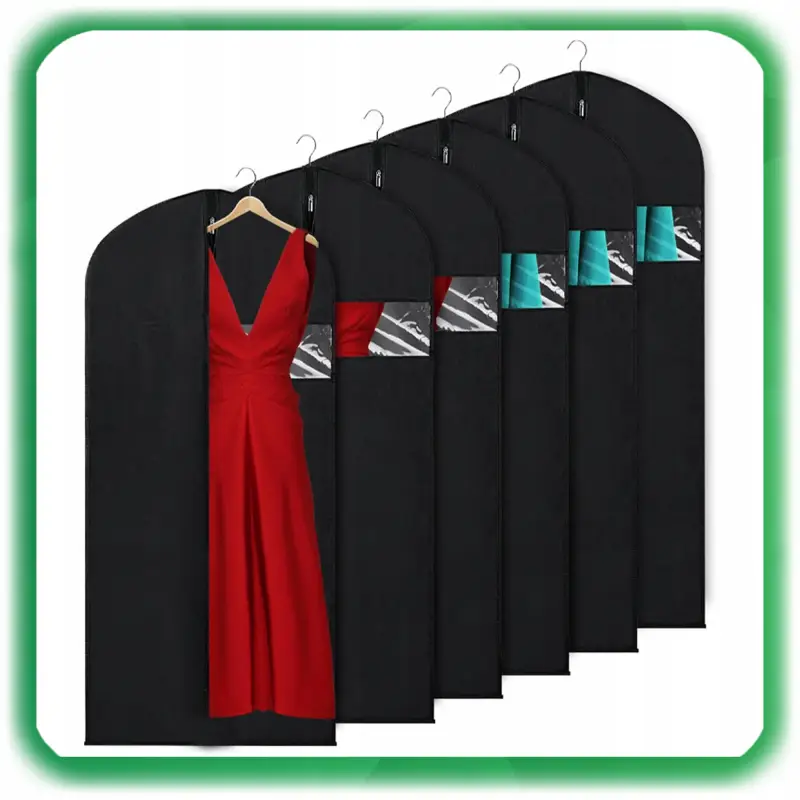 POKROWIEC NA ODZIEŻ UBRANIA Garnitur PŁASZCZ ZESTAW 5 Sztuk DUŻY 60x100 cm