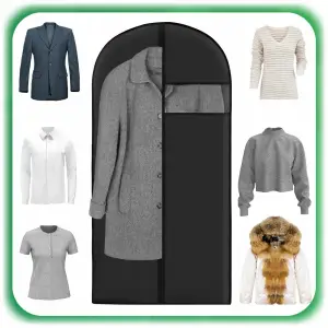 POKROWIEC NA ODZIEŻ UBRANIA Garnitur PŁASZCZ ZESTAW 5 Sztuk DUŻY 60x100 cm