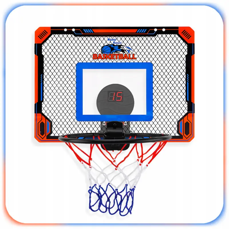 TABLICA DO KOSZYKÓWKI ELEKTRONICZNA NA ŚCIANĘ DRZWI ZESTAW TARCZA + PIŁKA