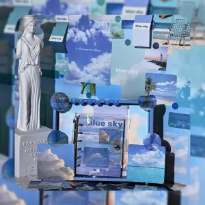 NAKLEJKI ZESTAW DO SCRAPBOOKINGU OZDOBNE NOTES 155 ELEMENTÓW DEKORACYJNE