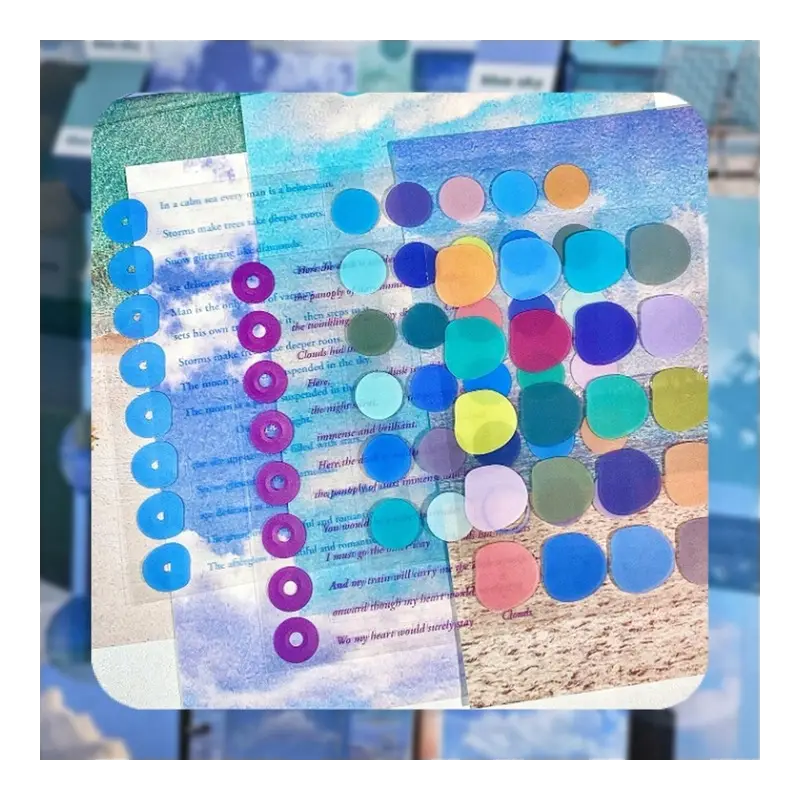 NAKLEJKI ZESTAW DO SCRAPBOOKINGU OZDOBNE NOTES 155 ELEMENTÓW DEKORACYJNE