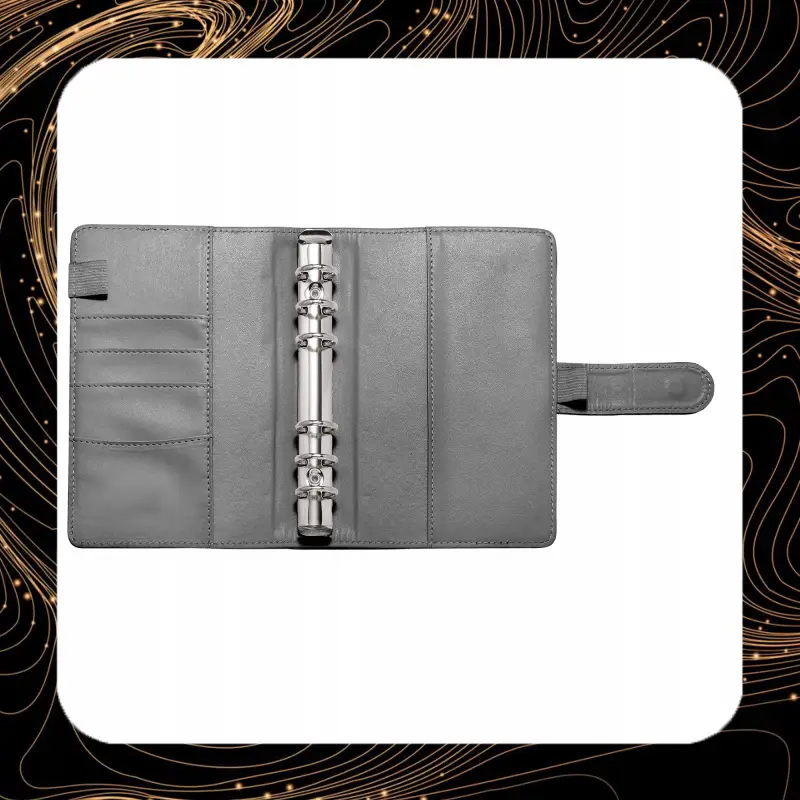 NOTES BUDŻETOWY FINANSOWY PLANER DO OSZCZĘDZANIA PIENIĘDZY SZARY KROKODYL