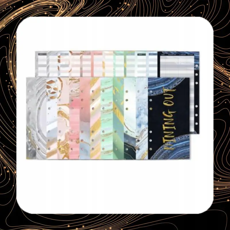 NOTES BUDŻETOWY FINANSOWY PLANER DO OSZCZĘDZANIA PIENIĘDZY SZARY KROKODYL