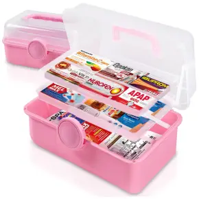 POJEMNIK NA LEKI SKRZYNKA TABLETKI KASETKA PUDEŁKO ORGANIZER APTECZKA ZAMEK